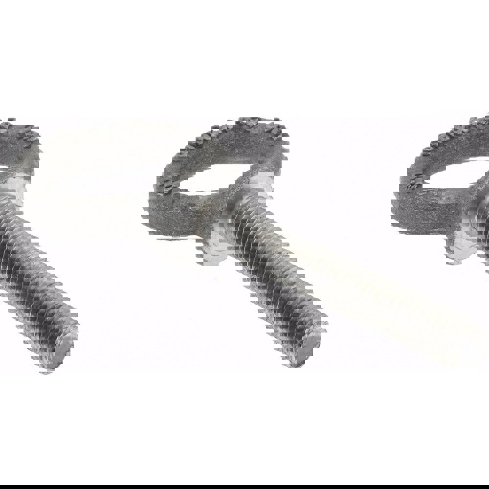 Fixed Lifting Eye Bolt: With Shoulder, 500 lb Capacity, 1/4-20 Thread, Grade C-1035 Forged Steel